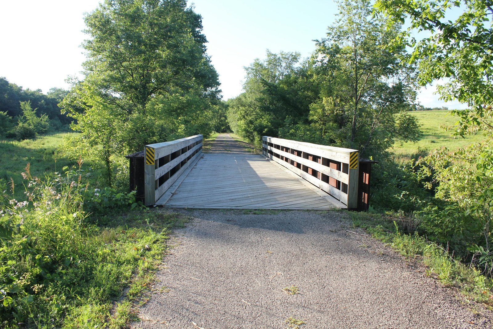 Looking north